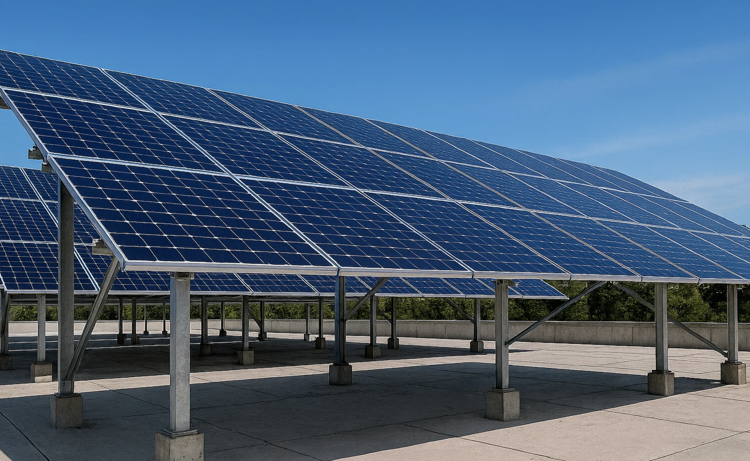100kW Commercial Elevated Solar PV System