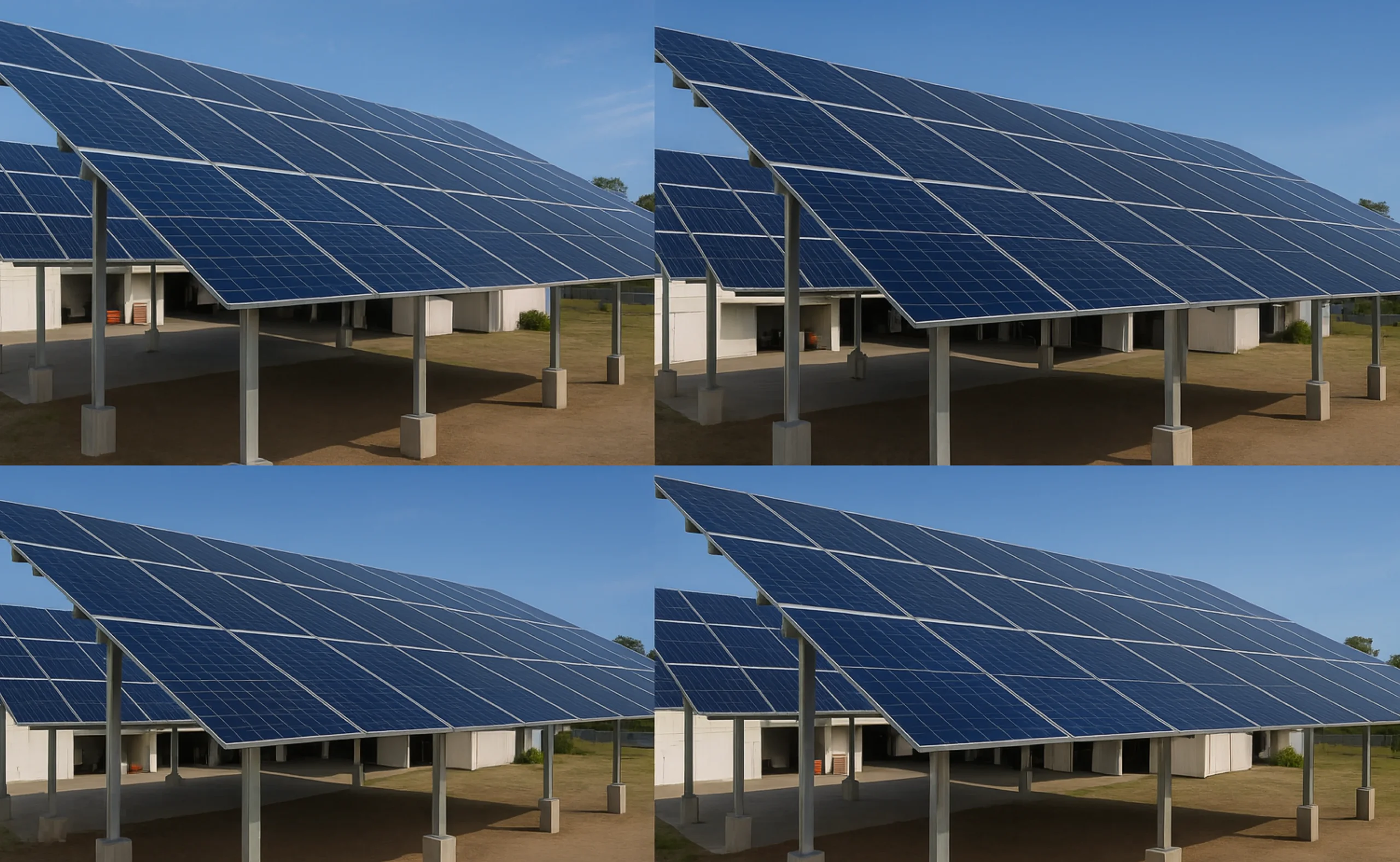 300kW Commercial Elevated Solar PV System