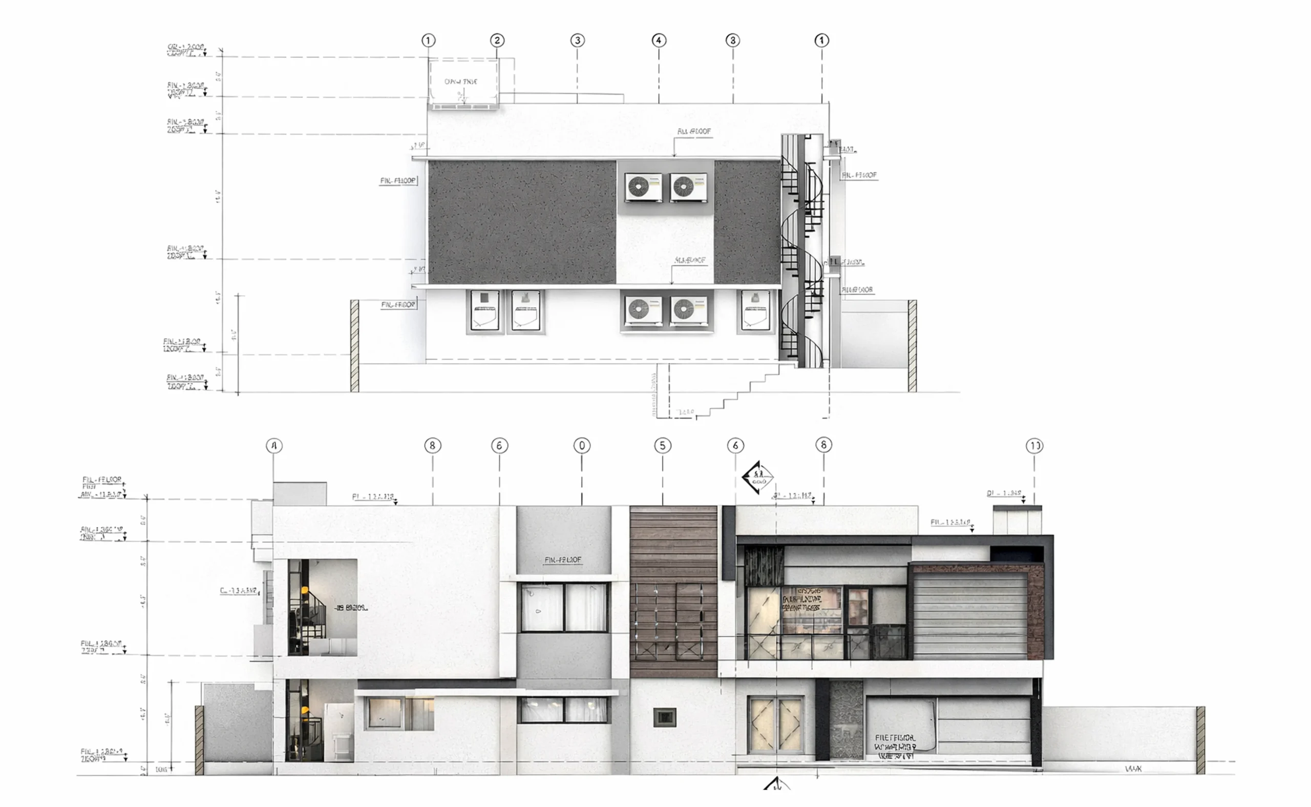 Architectural Construction Documentation: 2D Section & Elevation Views (Australia)