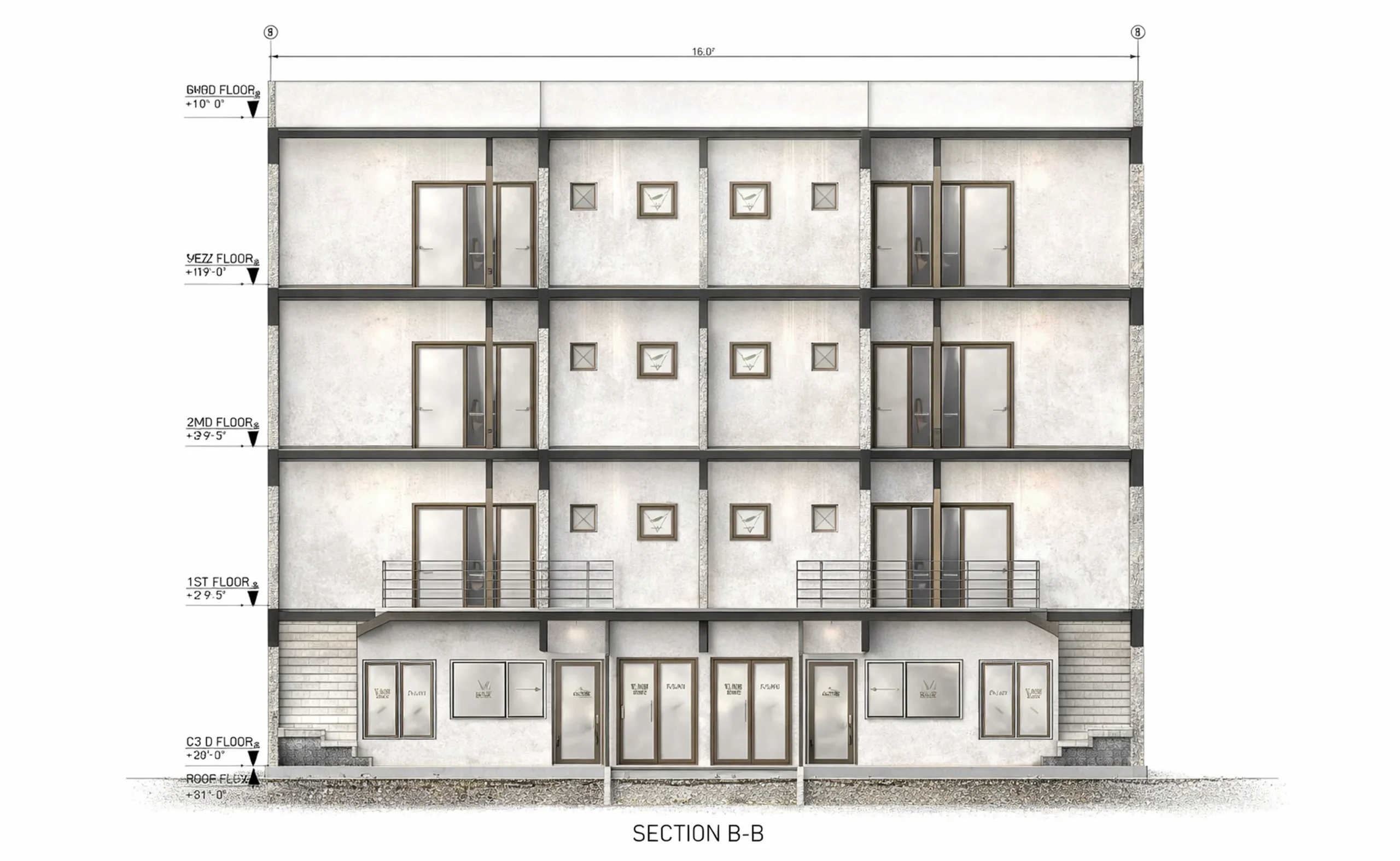 Architectural Drafting & Modern Residential Elevation Design (Norway)