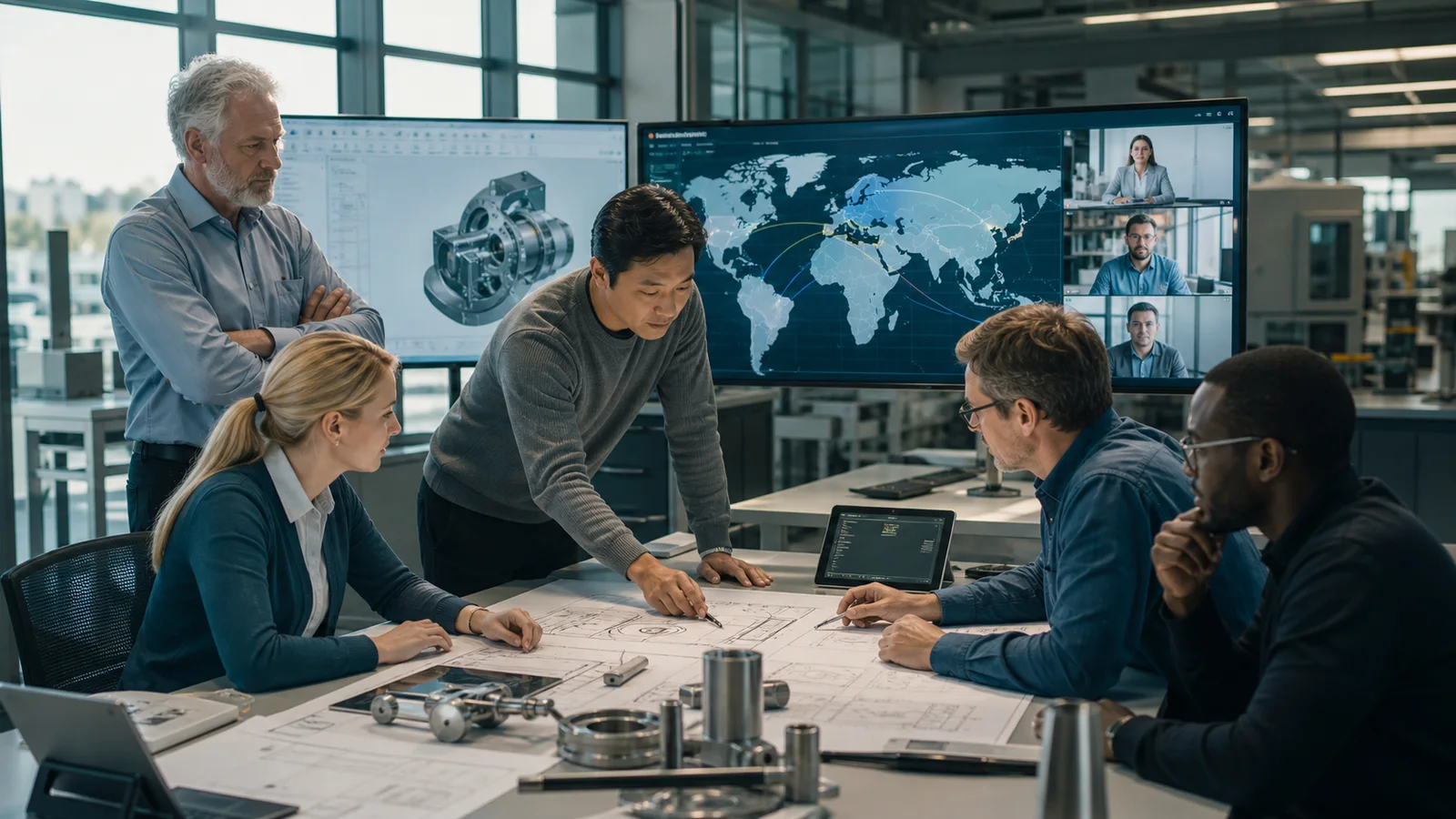 The Global Reality of Technical Drawing Creation