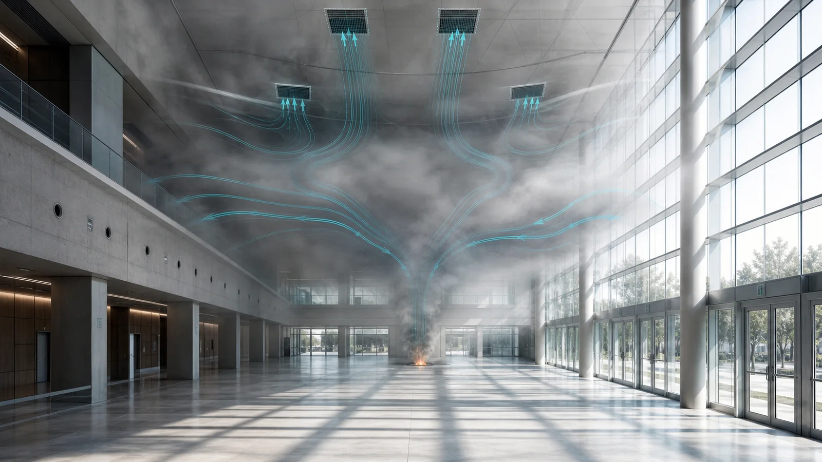 Seconds Count: Fire Safety and Smoke Propagation Simulation