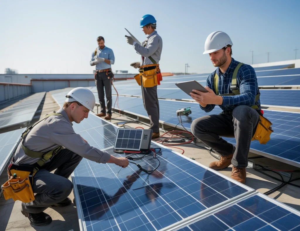 Installation and Maintenance of Solar Photovoltaic System.
